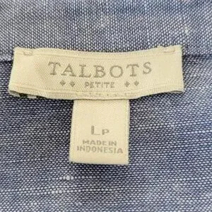 Talbots Smashing6 Talbots | Tops | Talbots Chambray Popover Size Large Petite | Poshmark
